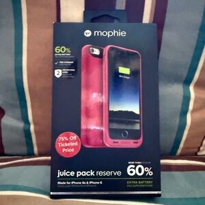 *YEAR END HOLIDAY SALE*
Mophie Pink Juice Pack Reserve for iPhone 6s/6